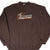 Front of brown Cleveland Browns sweatshirt with embroidered Dawg Pound logo