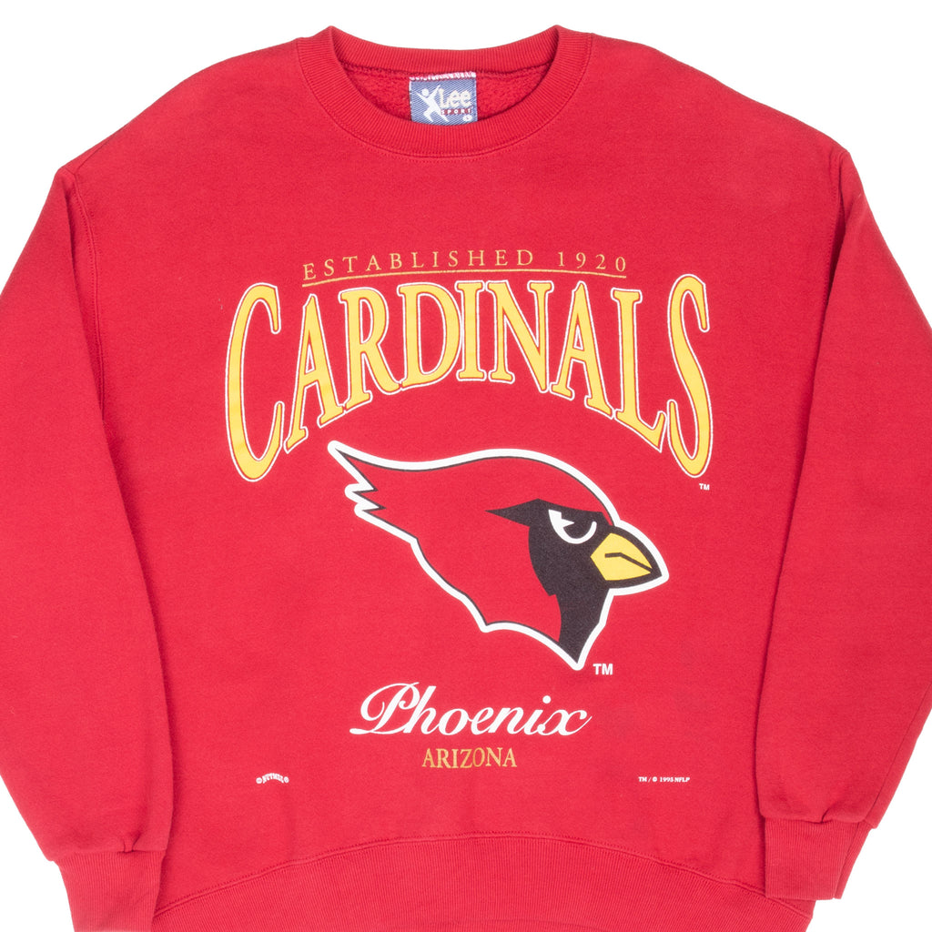 Vintage Nfl Arizona Cardinals Embroidered Sweatshirt 1990S Size Large