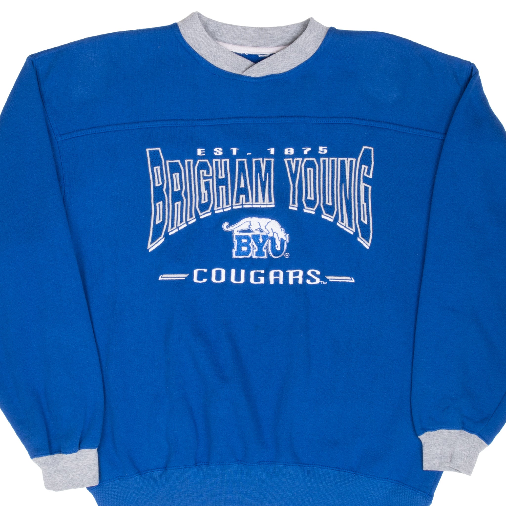 Vintage Ncaa Byu Brigham Young Sweatshirt 1990S Size Large