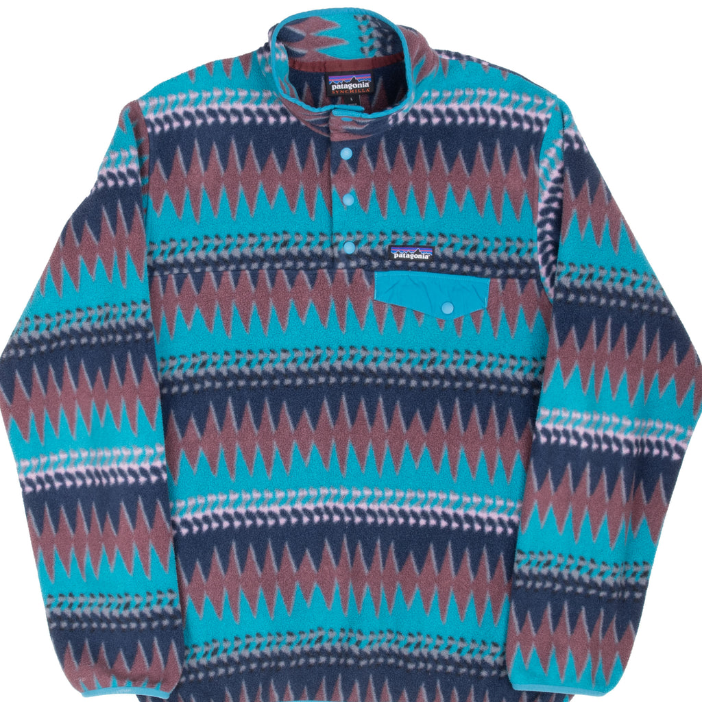 Vintage Patagonia Snap T Synchilla Aztek Woman Fleece Jacket Size Large

STY25455