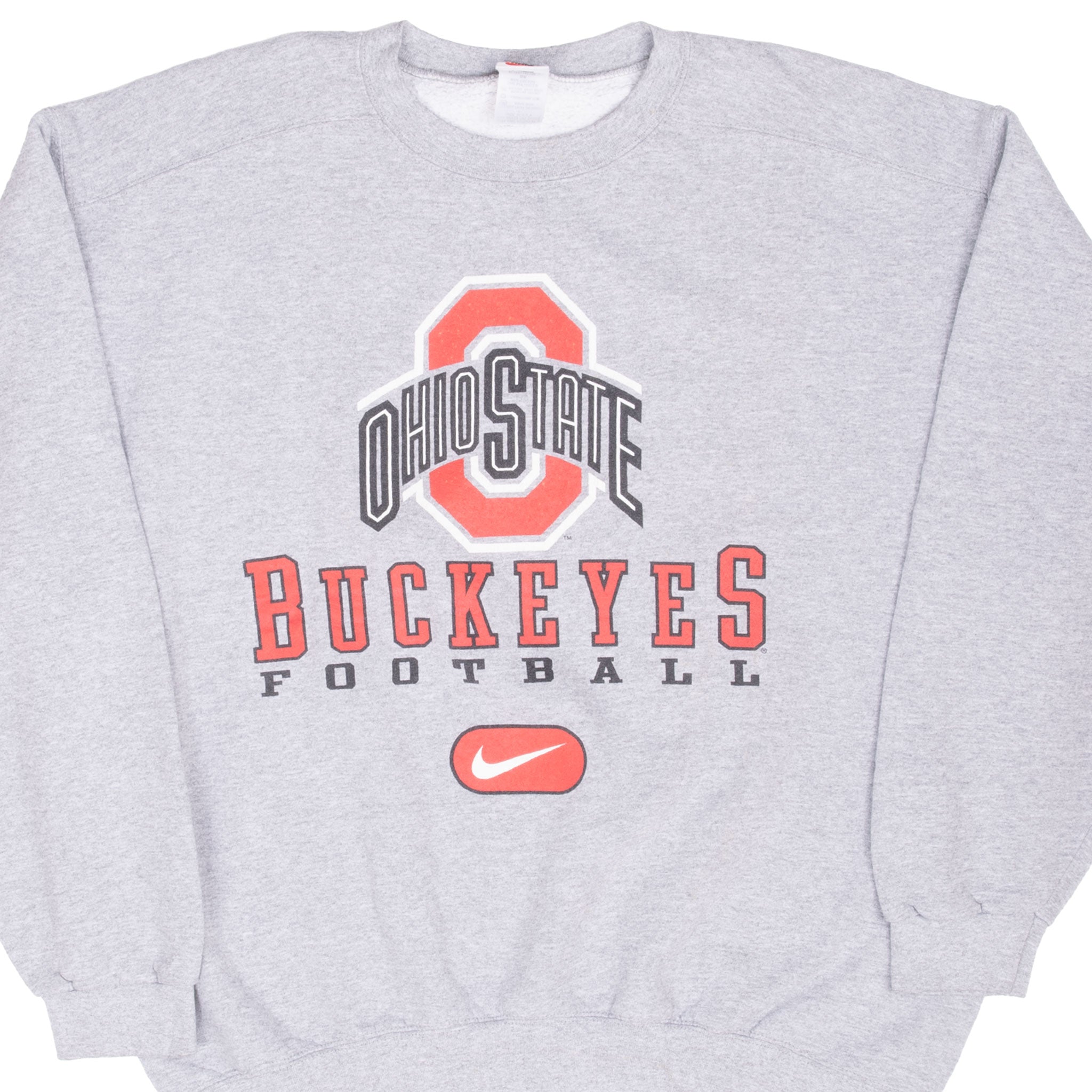 Vintage Nike Center Swoosh Ncaa Ohio State Sweatshirt 1990S Size Large Made In Usa