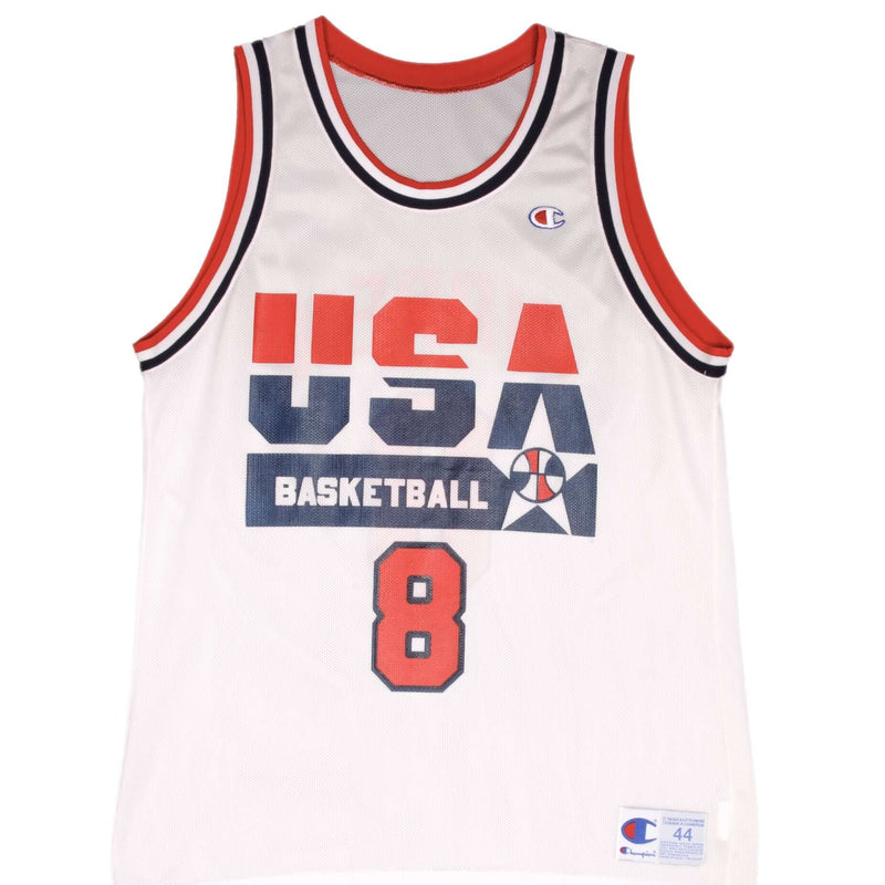 Vintage Champion Usa Basketball Dream Team Scottie Pippen #8 1990S Jersey Size 44 Made In USA