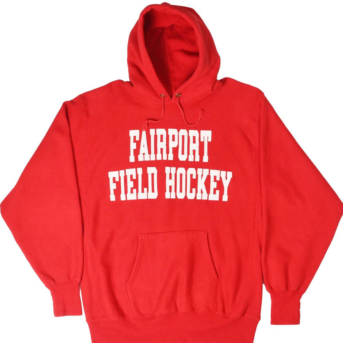 Vintage Champion Reverse Weave Fairport Field Hockey Hoodie 1980s Large USA