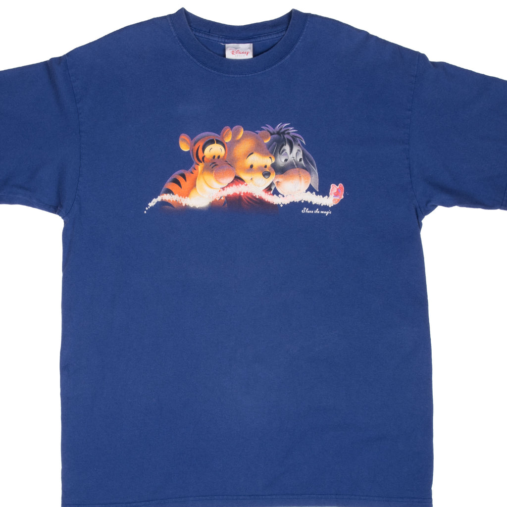 Vintage Disney Winnie The Pooh Tigger Eeyore 1990S Tee Shirt Size Large