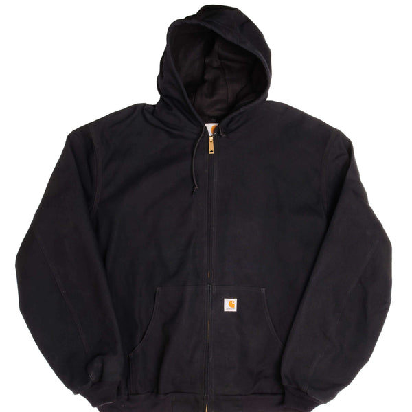 vintage Carhartt active jacket 中綿 USA製 Carhartt Duck Thermal Lined Active Jacket 4XL J131 Black