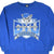 Front of blue BYU Brigham Young Cougars sweatshirt with cougar mascot graphic