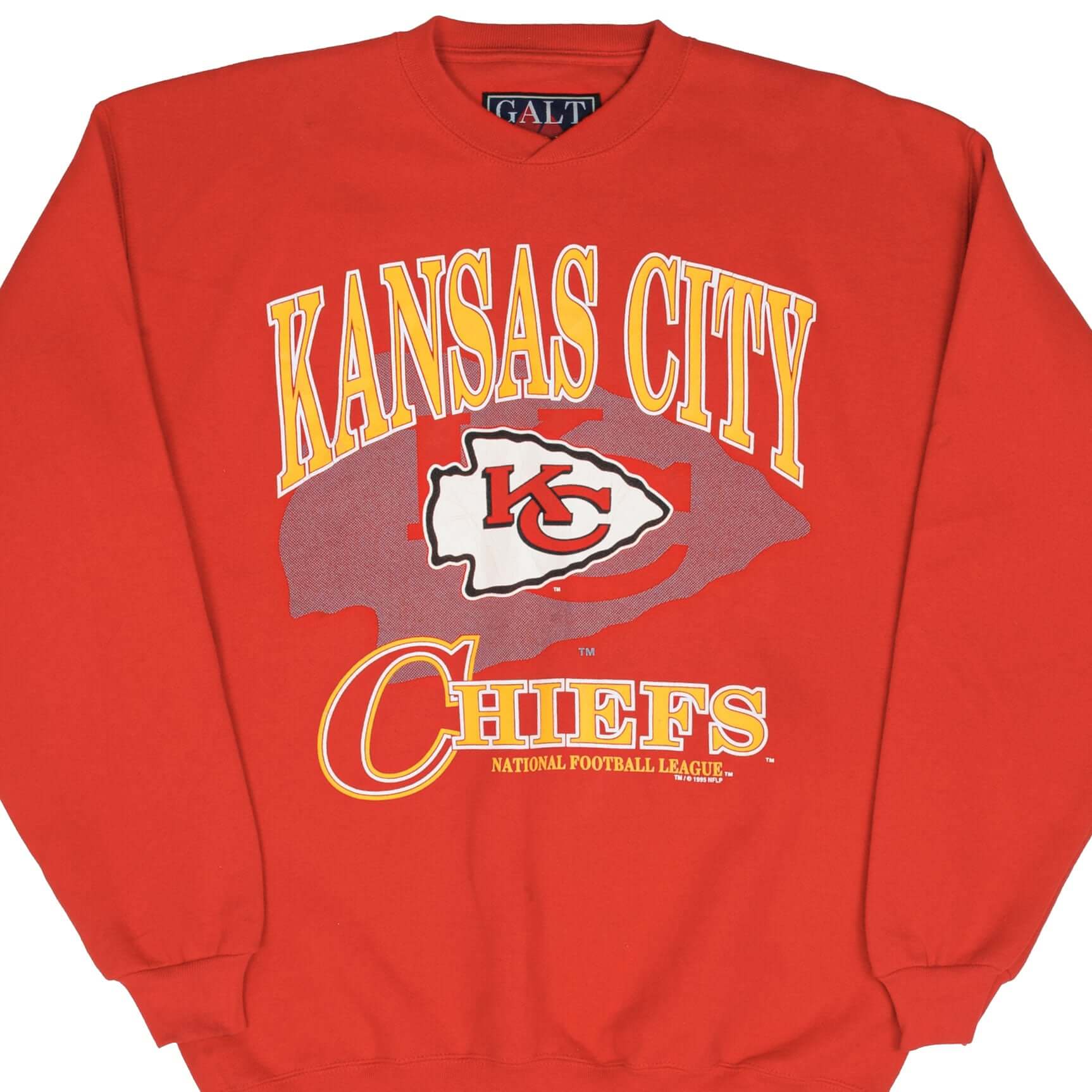 Vintage Nfl Kansas City Chiefs Taylor Swift Sweatshirt Large 1995 Made In Usa