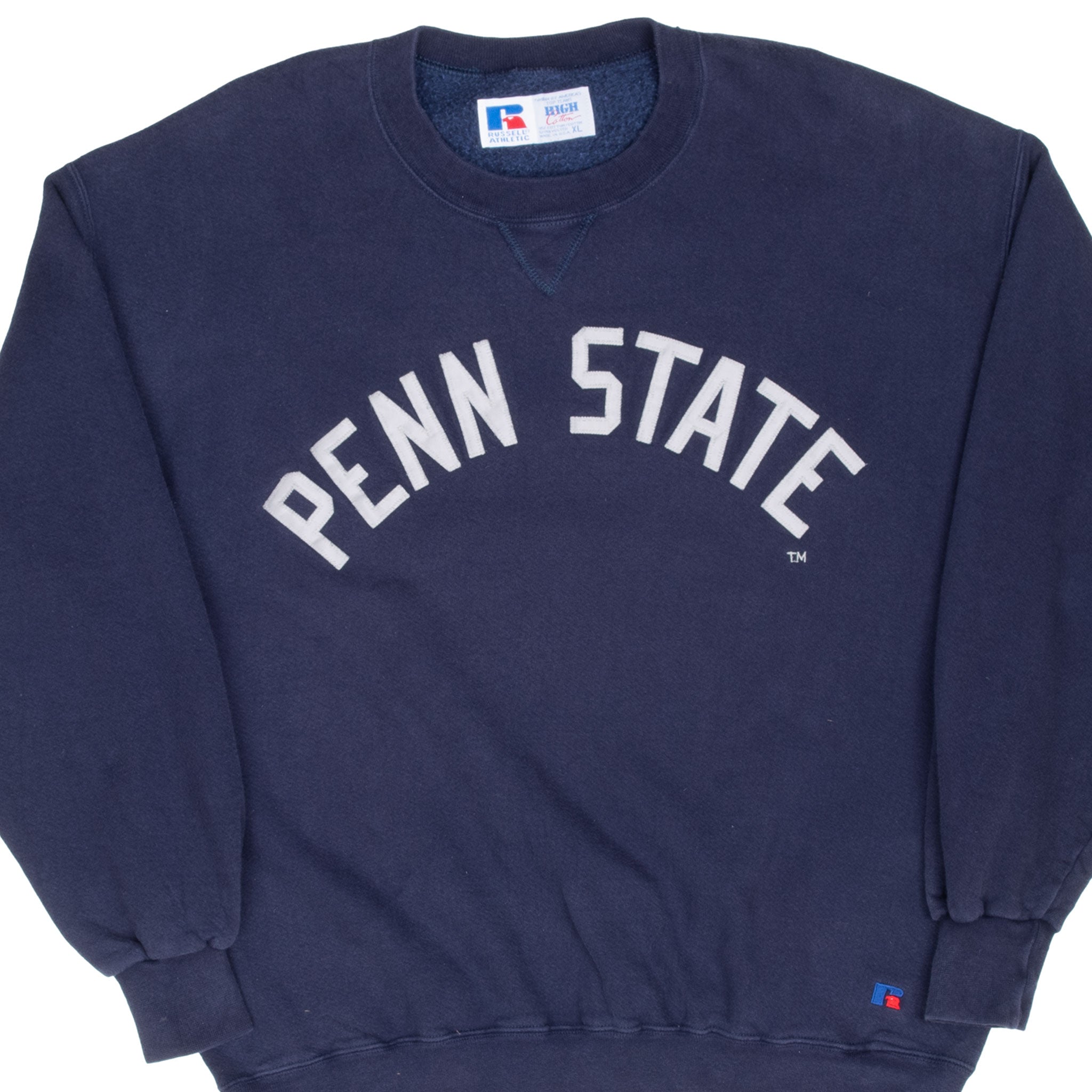 Vintage Penn State University Embroidered Sweatshirt Size XL 1990S Made In Usa