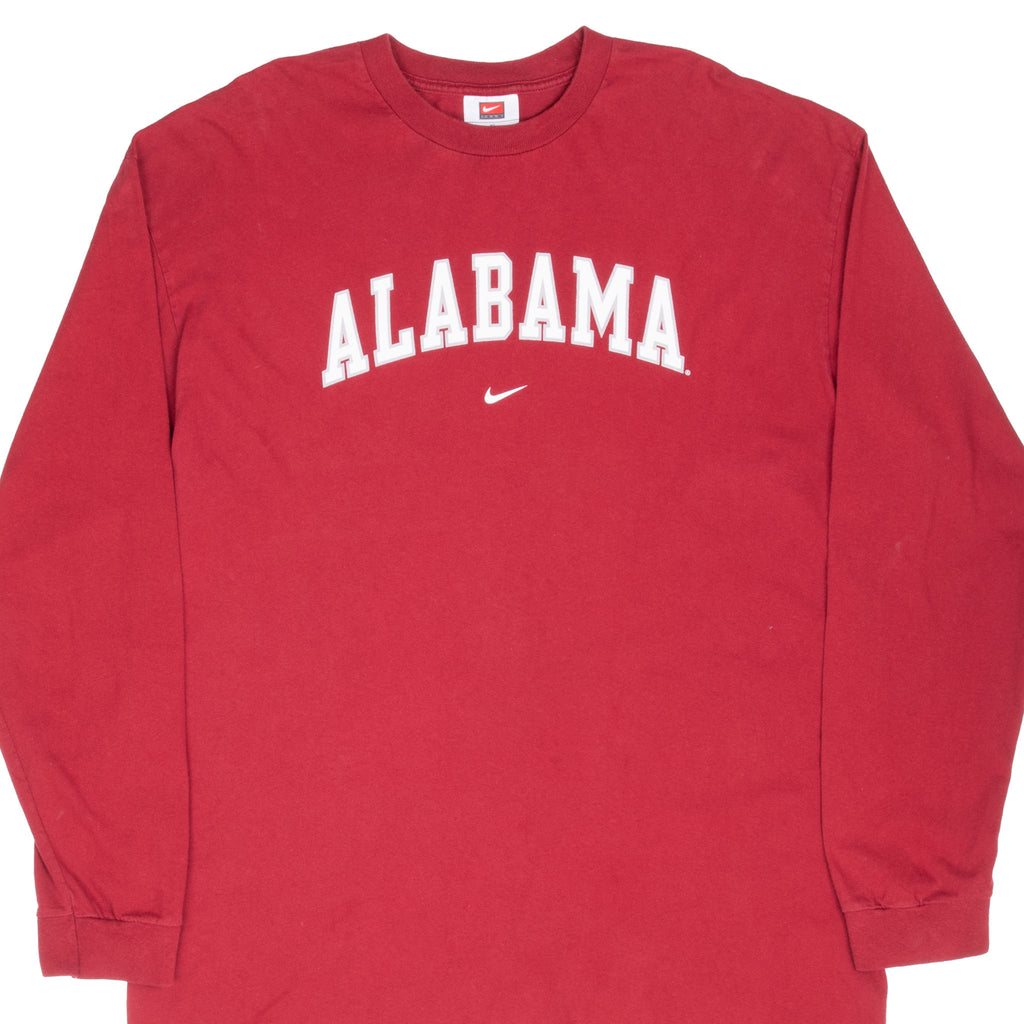 Vintage Nike Ncaa Alabama Long Sleeve Tee Shirt 2000S Size Xl