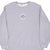 Vintage Nike Athletics Leather Patch Grey Sweatshirt 1990S Size XL Made In USA