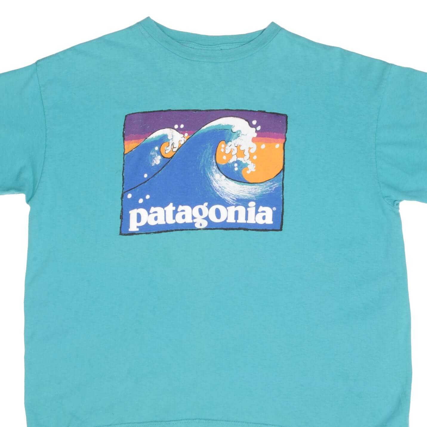 Vintage Patagonia Surf Tee Shirt Tee Shirt 1990S Size Large Made In USA