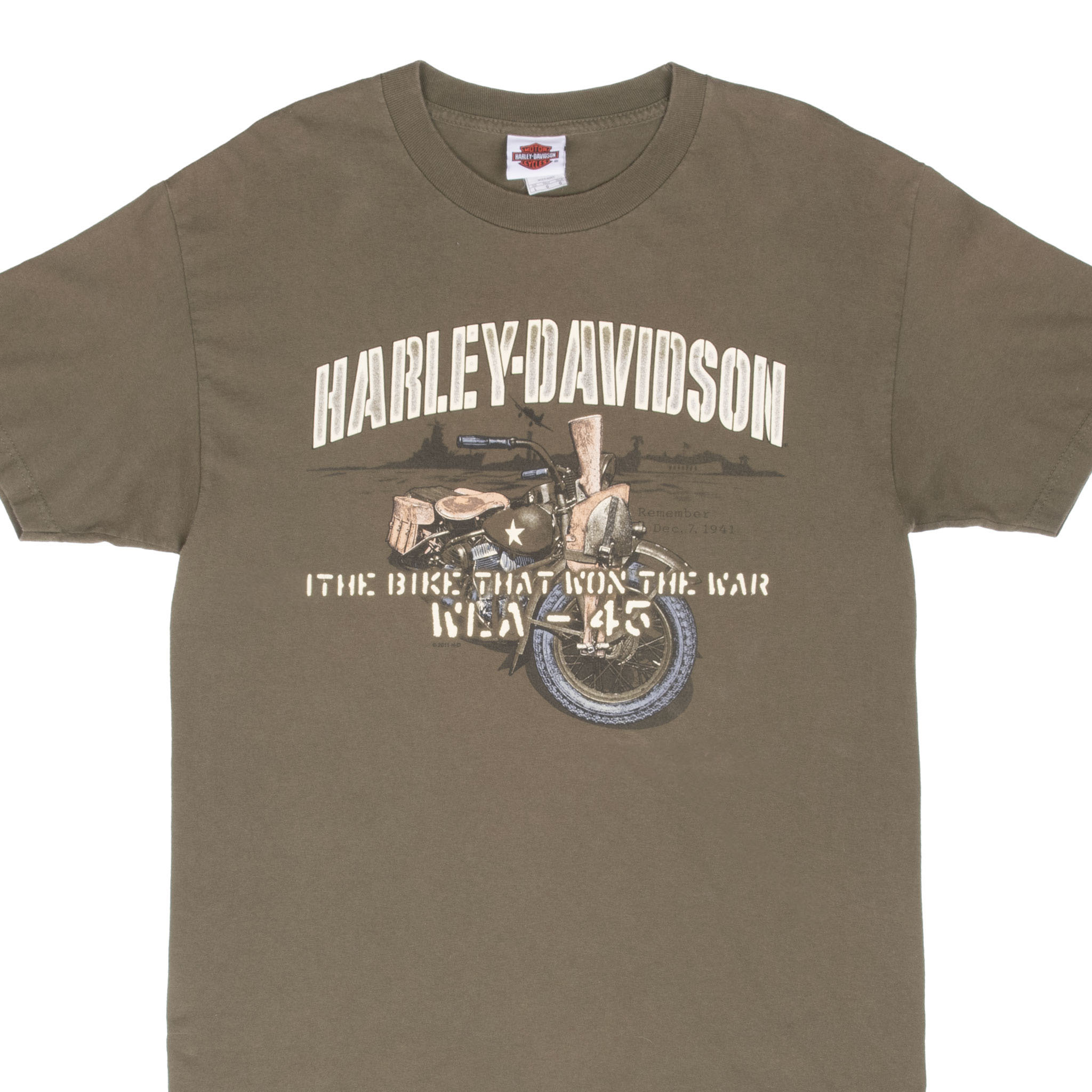 Vintage Harley Davidson Honolulu Hawaii 2011 Tee Shirt Size 2XL