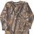 Vintage Hunting Realtree Hardwoods Camo Long Sleeve Pocket Tee Shirt Size Medium