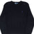 Vintage Ralph Lauren Black Knit Sweater Size XL 1990S