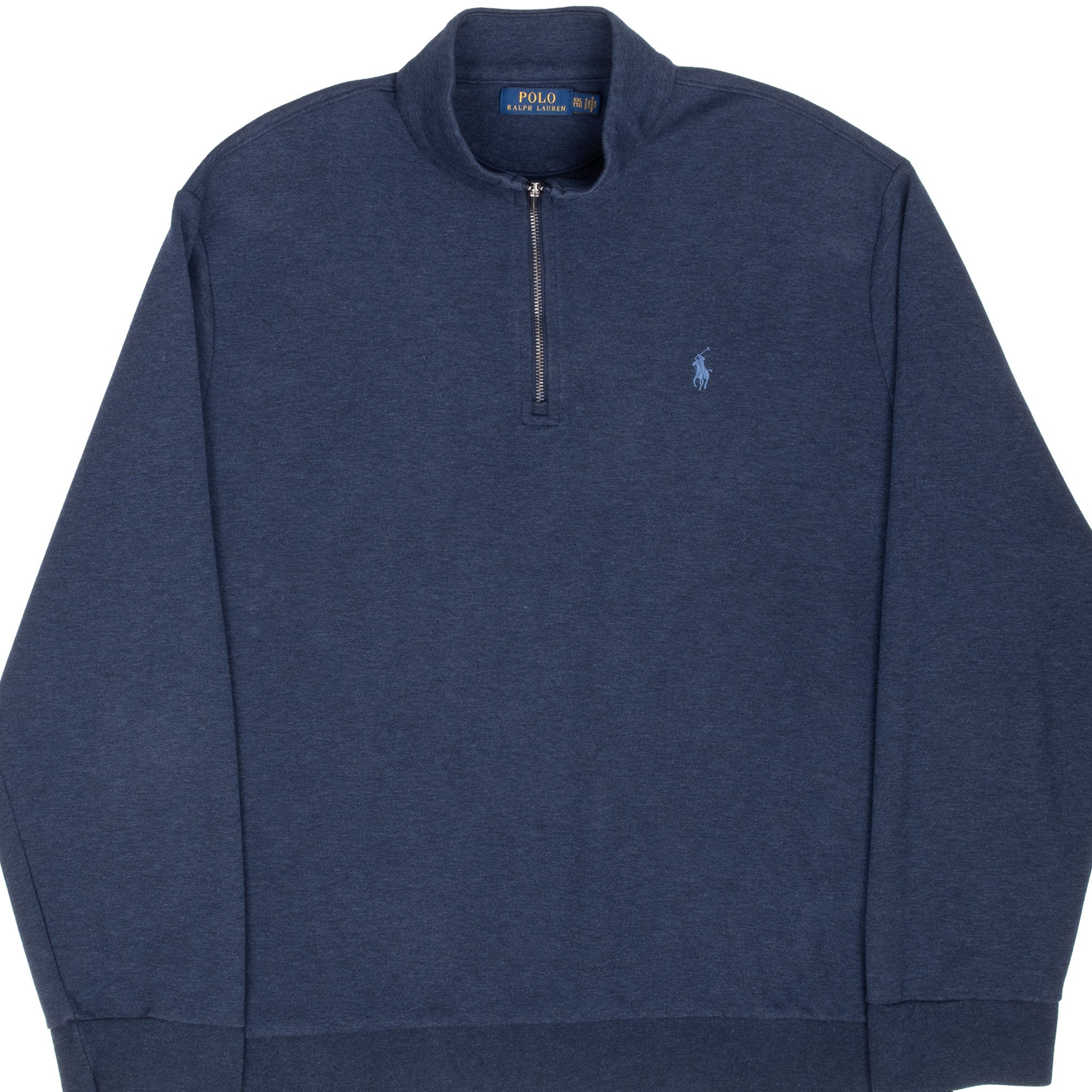 Polo Ralph Lauren Blue Quarter 1/4 Zip Sweater Size 2Xl