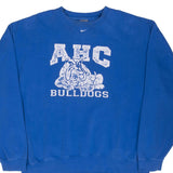 Vintage Nike Ncaa Allan Hancock College Ahc Bulldogs Blue Sweatshirt 2000S Size XL