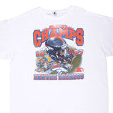 Vintage Nfl Denver Broncos AFC Champions 1997 Tee Shirt Size XL Made In USA