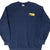 VINTAGE NIKE SWOOSH NAVY BLUE SWEATSHIRT LATE 1980S SIZE LARGE