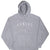 Vintage Nike Kansas Center Swoosh Grey Hoodie Sweatshirt 1990S Size XL