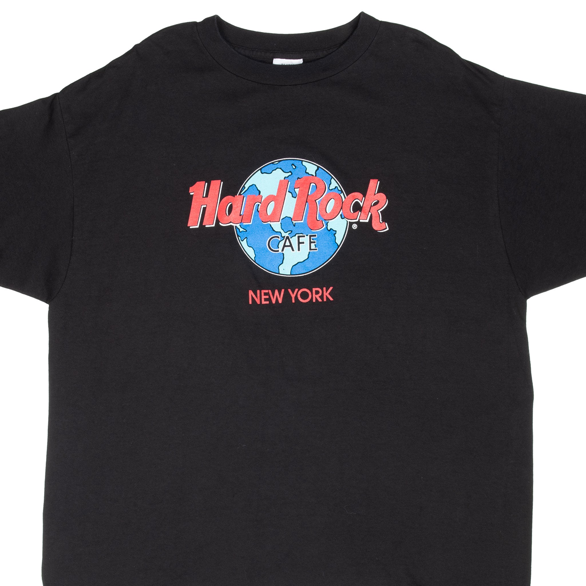 Vintage Hard Rock Cafe New York Tee Shirt 1990S Size XL Made In Usa With Single Stitch Sleeves