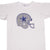 Vintage White Champion NFL Dallas Cowboys Tee Shirt Early 1980S-1990 Size Large Made In USA With Single Stitch Sleeves