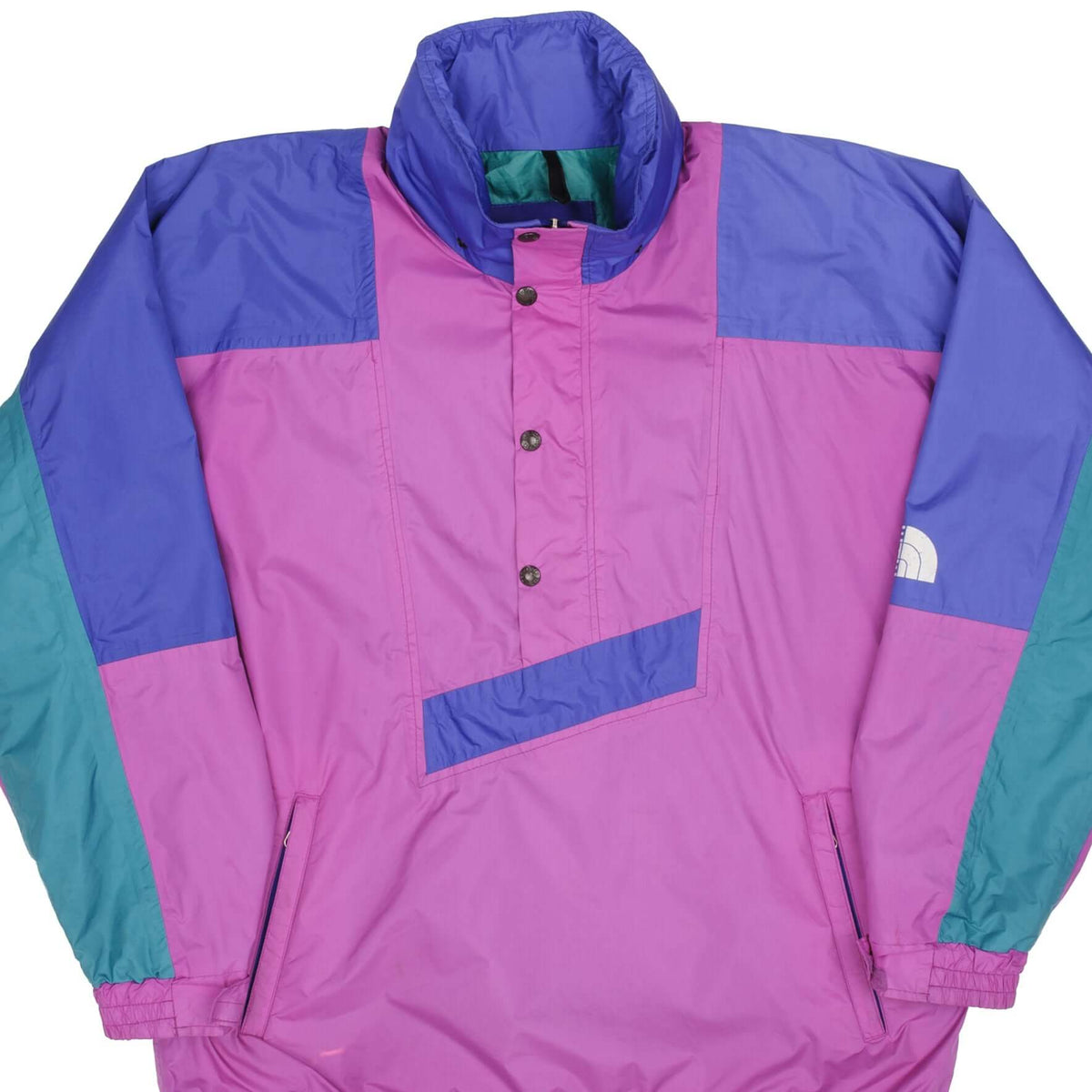 VINTAGE THE NORTH FACE PULLOVER WINDBREAKER JACKET 1990S SIZE LARGE MA