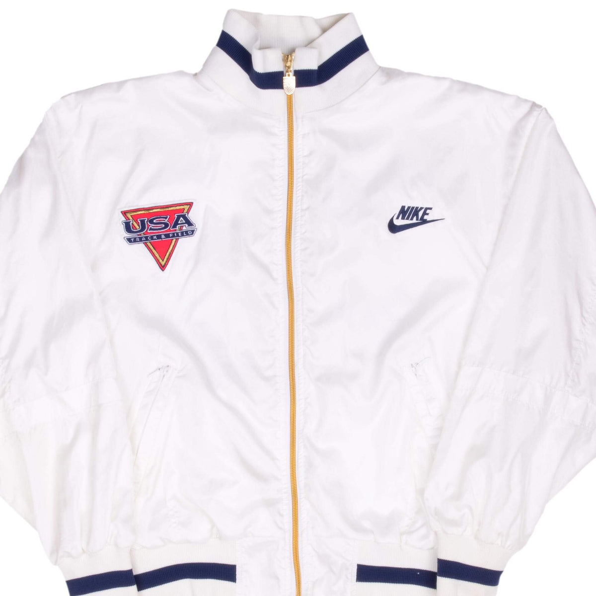 USA VINTAGE NIKEアメリカ古着ナイキロゴフーディトラックジャケット 