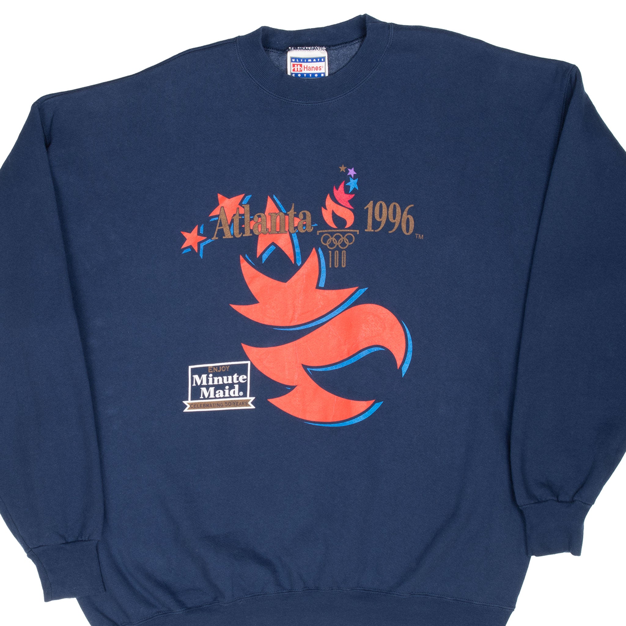 VINTAGE ATLANTA OLYMPIC GAMES 1996 MINUTE MAID SWEATSHIRT SIZE XL