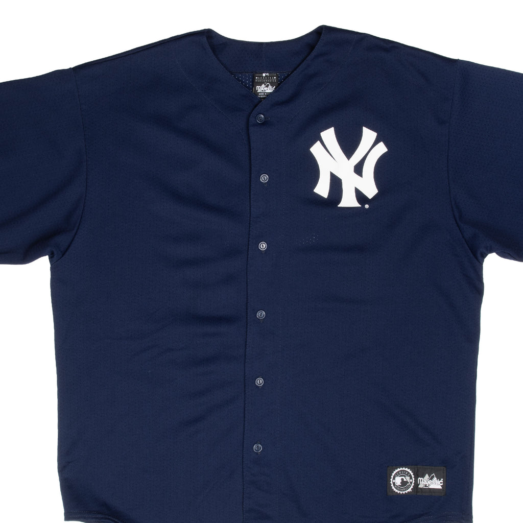 Vintage Mlb New York Yankees Bernie Williams #51 1990S Majestic Jersey Size 2XL Made In USA