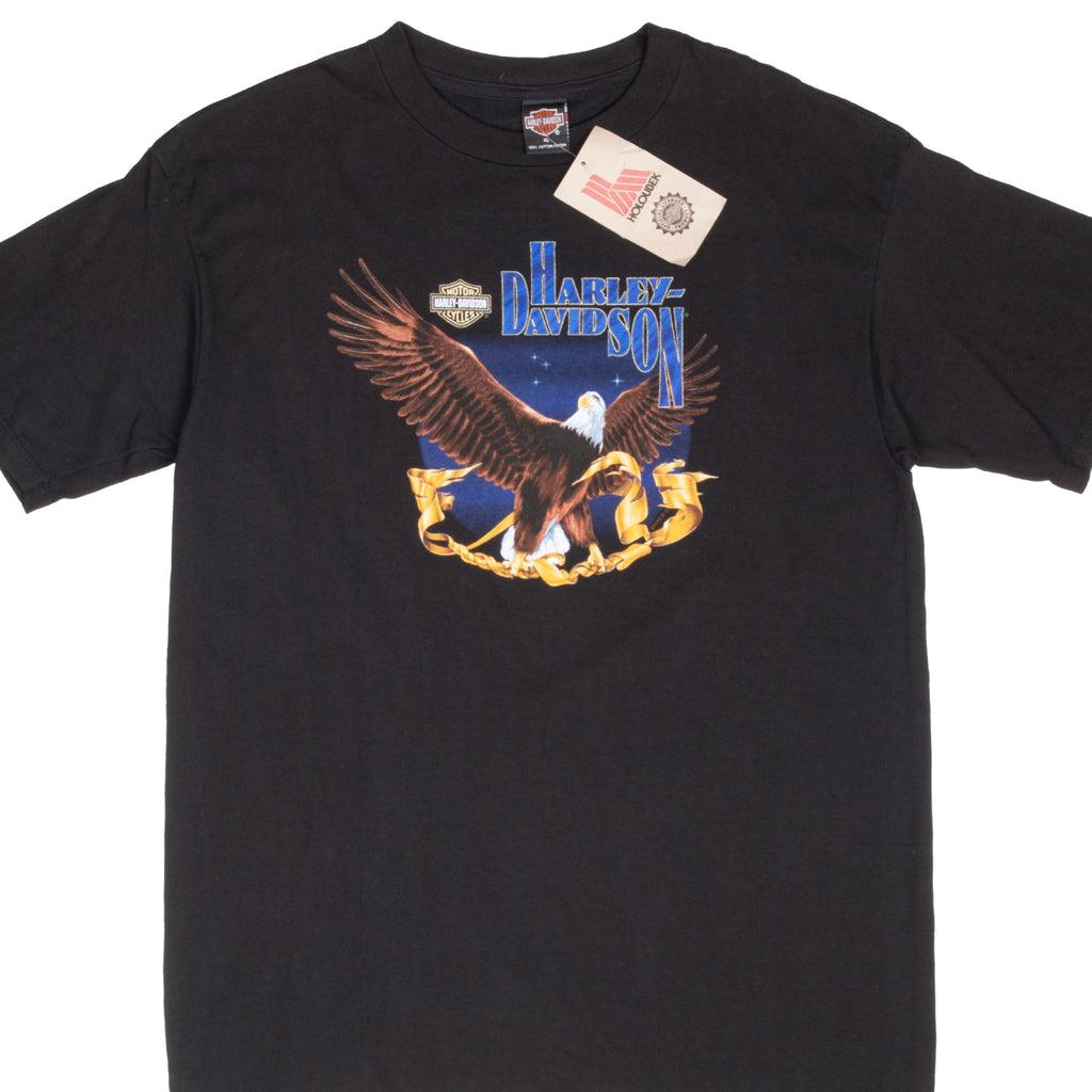 Vintage Harley Davidson Morion Illinois 2000 Tee Shirt Large Made In Usa Deadstock