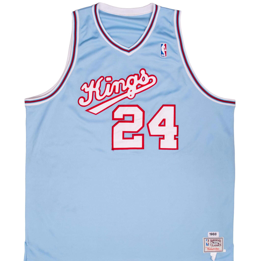 Vintage Nba Sacramento Kings Reggie Theus #24 1988 Mitchell & Ness Jersey Size 60