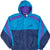 Vintage Nike Classic Swoosh Blue Purple Windbreaker Jacket 1990S Size Large