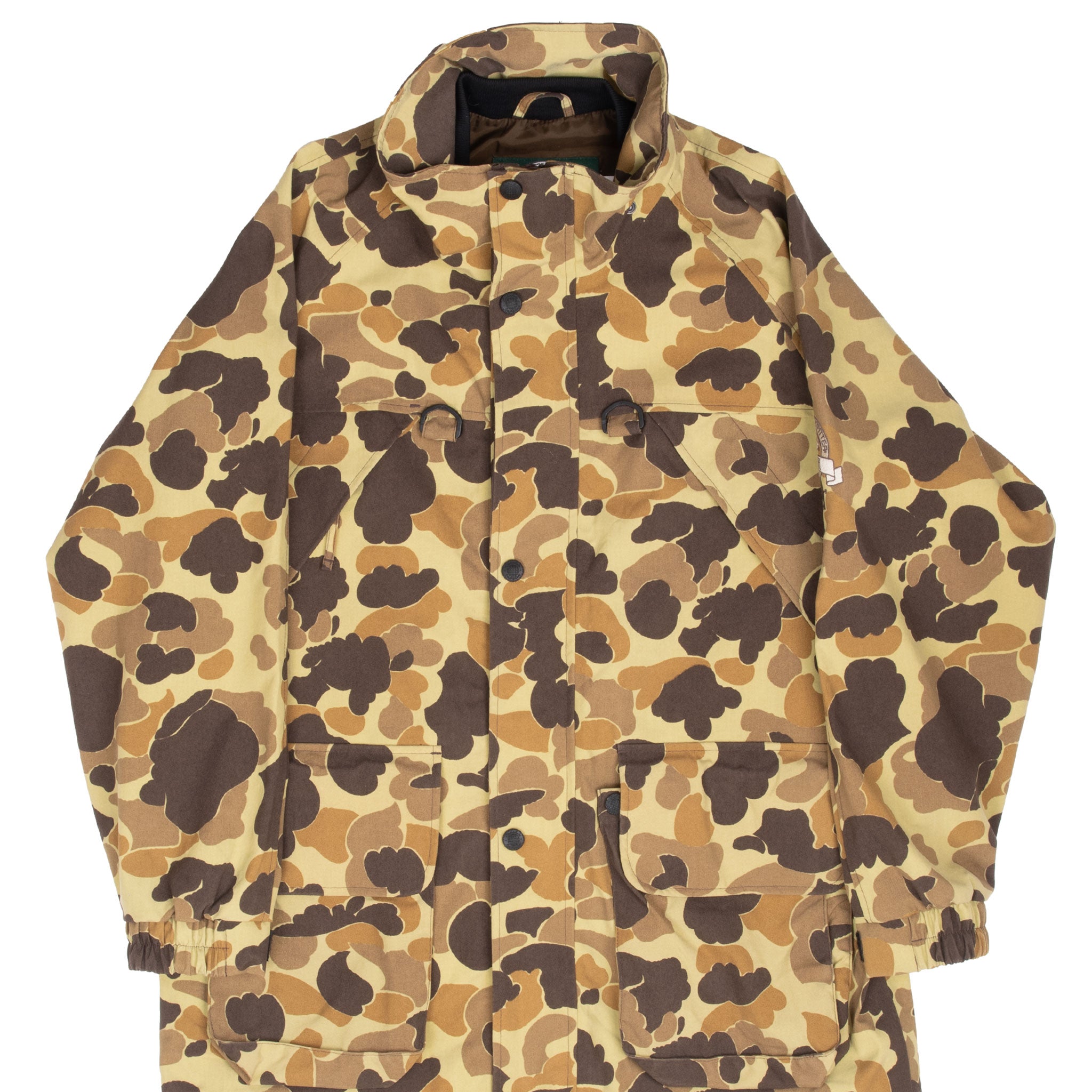 Vintage Duck Camo Goretex Cabela's Hunting Jacket Size Medium Deadstock