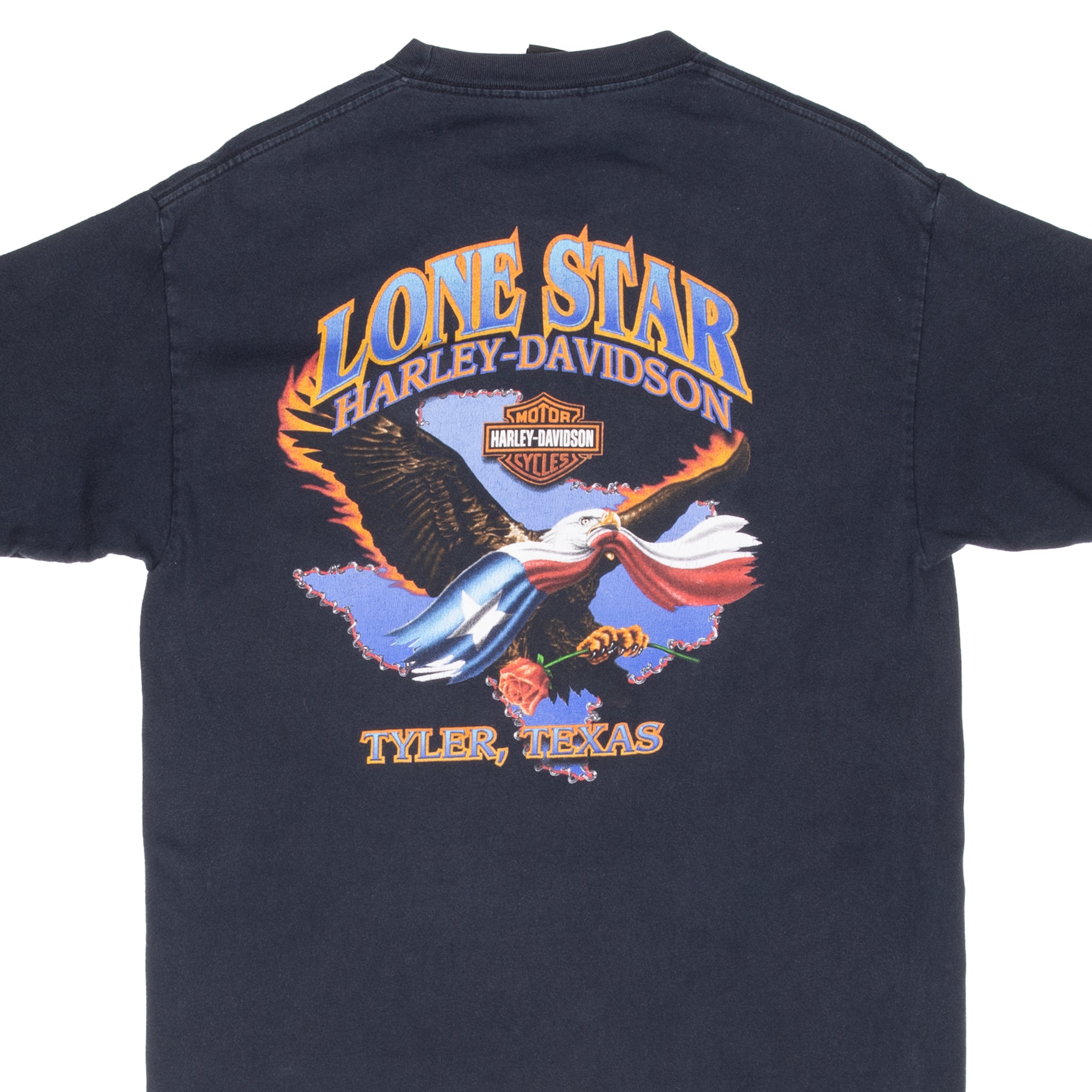 Vintage Harley Davidson Tyler Texas 2007 Tee Shirt Size Large
