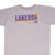 Vintage Nike NBA Los Angeles Lakers 1990s Nike Team Grey Tee Shirt Size XL