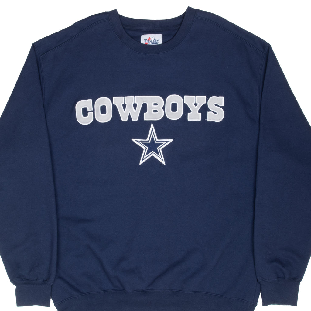Vintage Nfl Dallas Cowboys Embroidered Sweatshirt 1990S Size Large