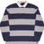 Polo Ralph Lauren Grey And Blue Rugby Polo Shirt Size Large