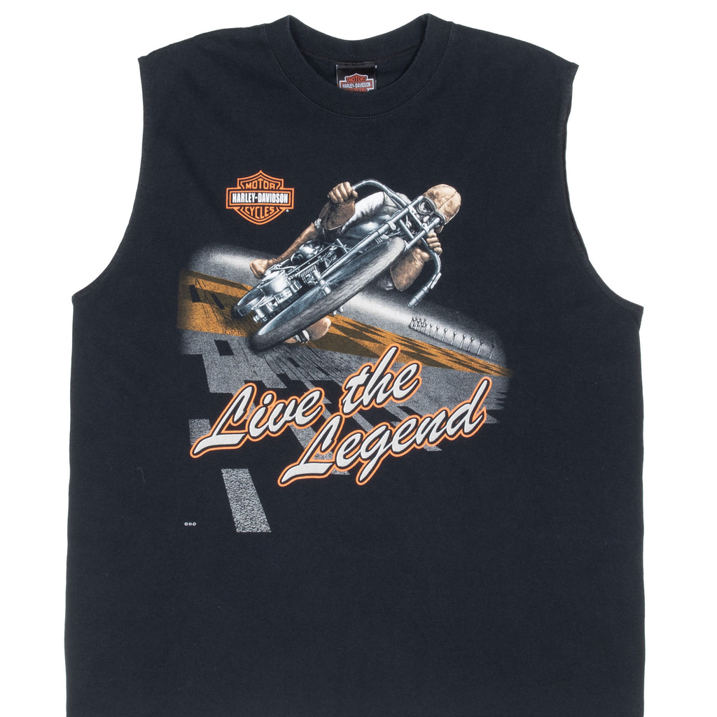 VINTAGE HARLEY DAVIDSON CANCUN MEXICO TANK TOP TEE SHIRT 2000S XL