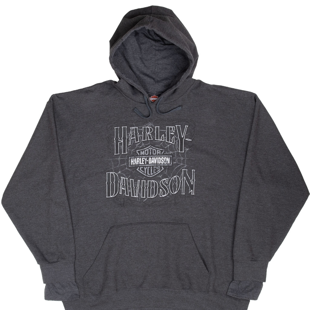 Vintage Harley Davidson Rapid City South Dakota Black Hills Hoodie Sweatshirt 2007 Size 2XL