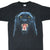 Front of black T-shirt with a large snarling black panther print