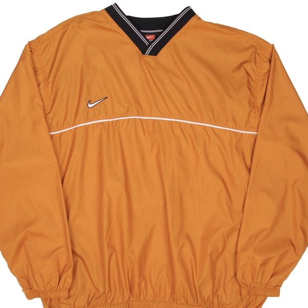 Vintage Nike Windbreaker Pullover Orange Jacket 1990S Size XL