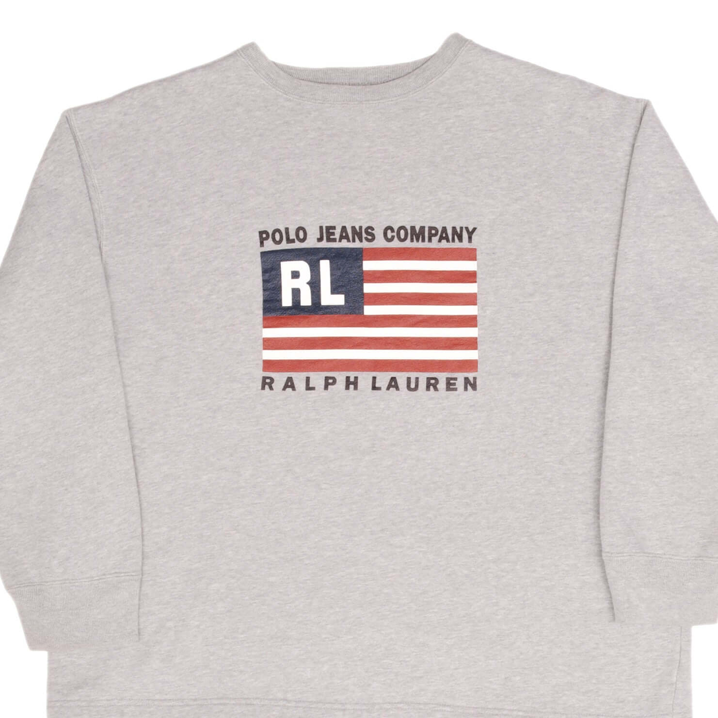 Vintage Polo Jeans Company Ralph Lauren Us Flag Sweatshirt 1990S Size Small