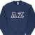 Vintage Az Alpha Zeta Frat College Sweatshirt 1990S Size Medium