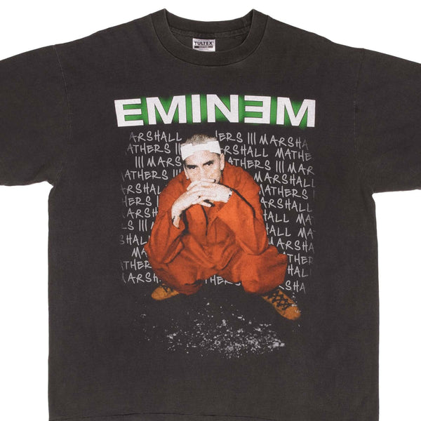 Bootleg Rap Tee Shirt Eminem Criminal Tour 2000 Size XL Single Stitch