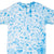 Vintage Tie Dye Blue White Hanes 2000S Tee Shirt Size Large