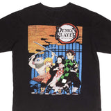 Vintage Kimetsu No Yaiba Demon Slayer Anime Tee Shirt Size XL