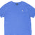 VINTAGE POLO RALPH LAUREN CLASSIC BLUE TEE SHIRT 1990S MEDIUM