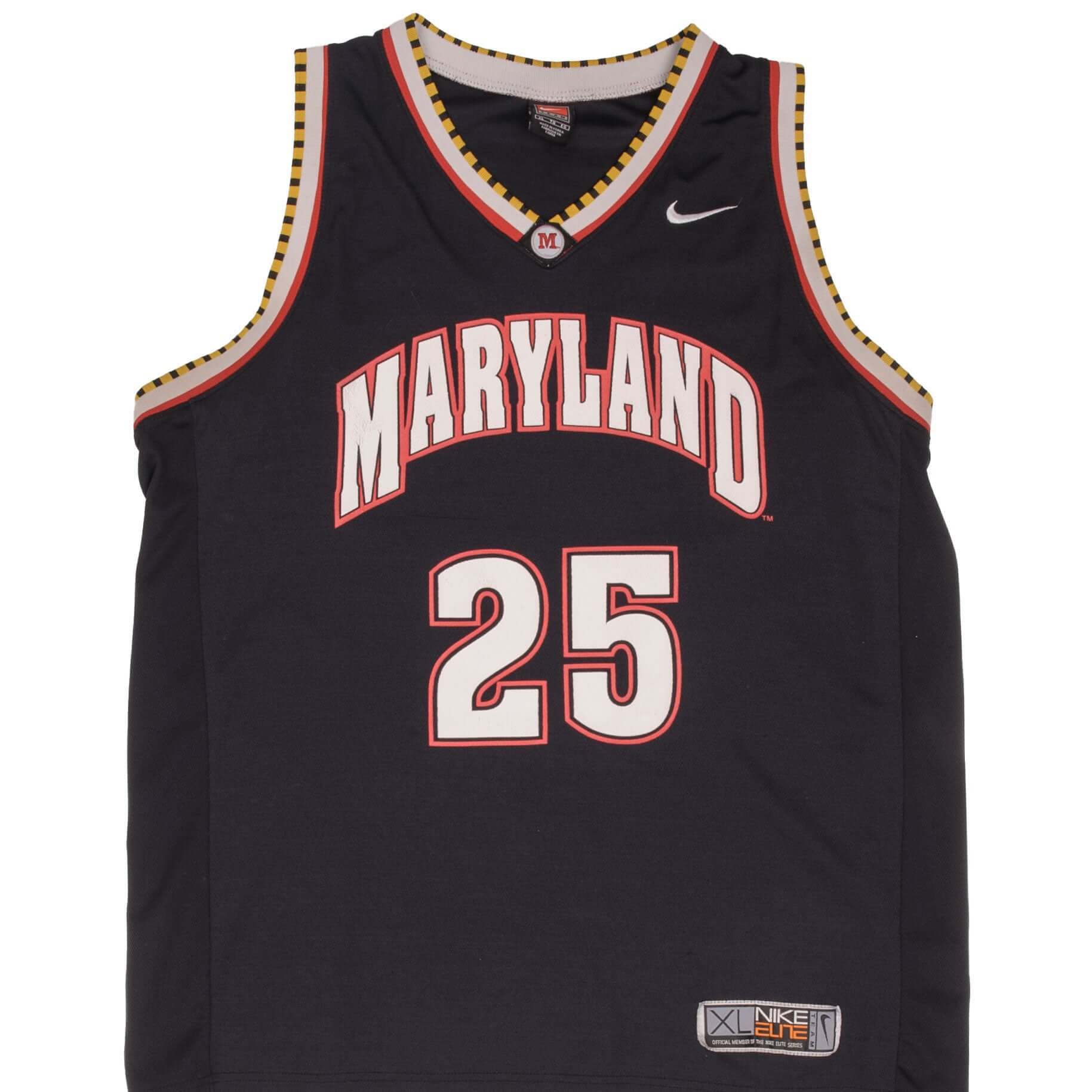 Vintage Ncaa Nike Maryland Terrapins #25 1990S Jersey Size XL