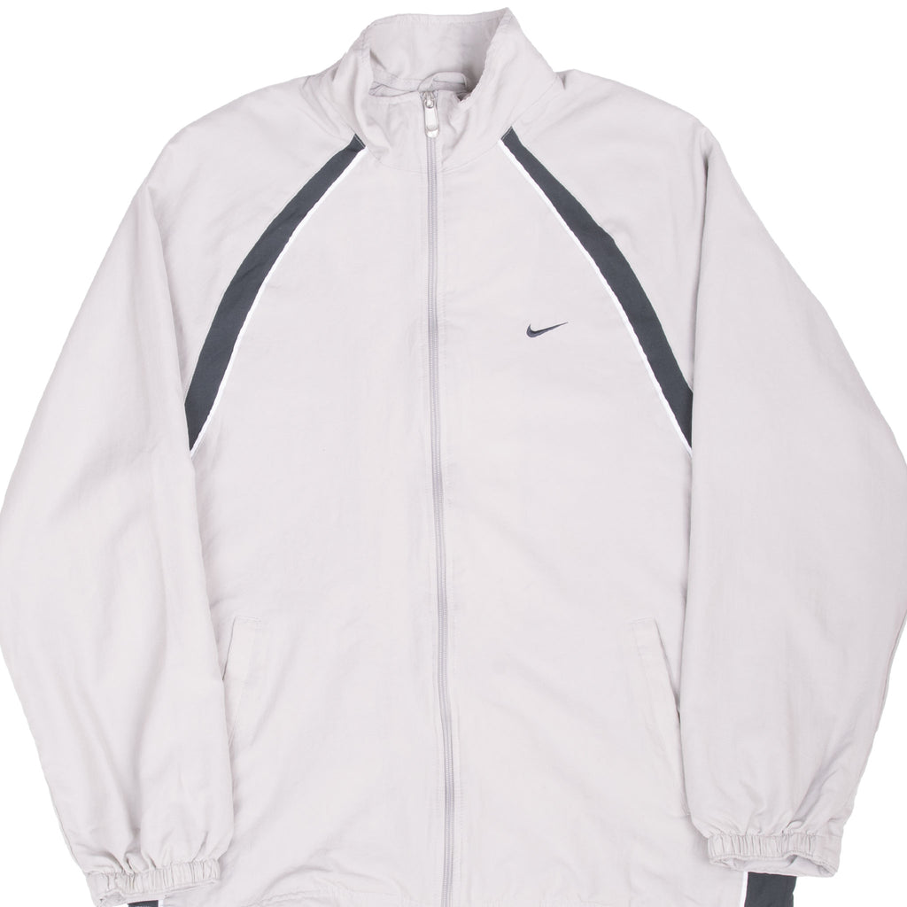Vintage Nike Grey Windbreaker Jacket 2000S Size Large