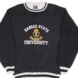 Vintage Ncaa Kansas State Wildcats Black Sweatshirt 1990S Size Large